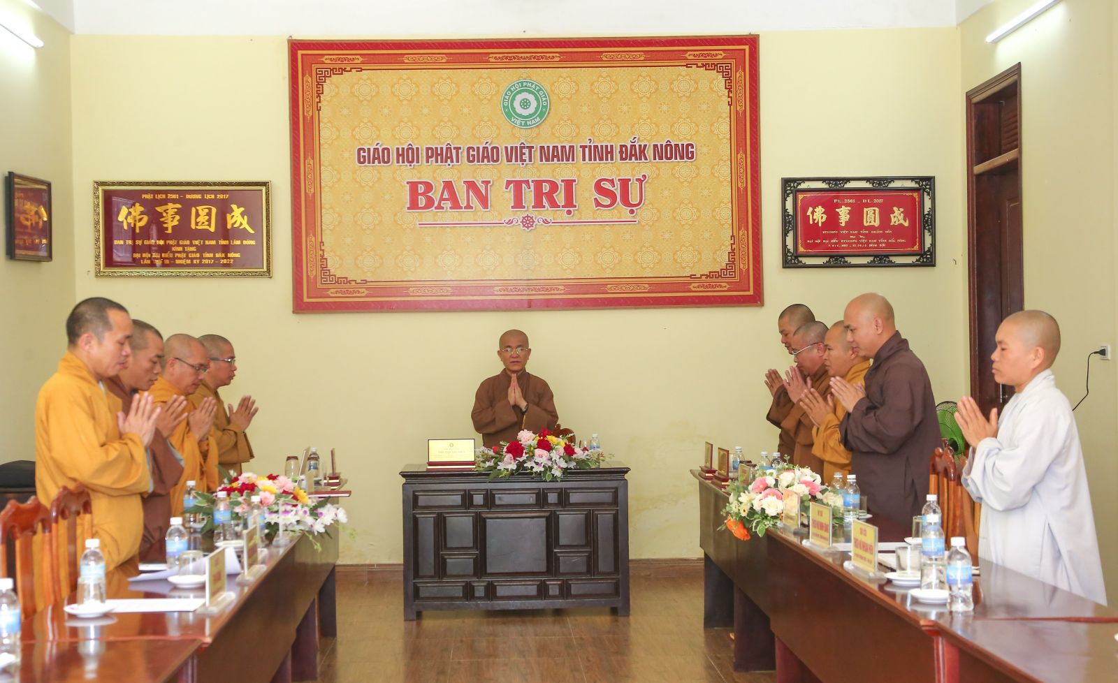 Ban Trị sự Phật giáo tỉnh họp Thường trực định kỳ triển khai công tác tổ chức Đại lễ Phật Đản và tổ chức An cư kiết hạ PL.2568