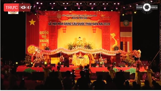 Trực tiếp lễ hội hoa đăng cầu quốc thái dân an tại Đắk Mil 2019