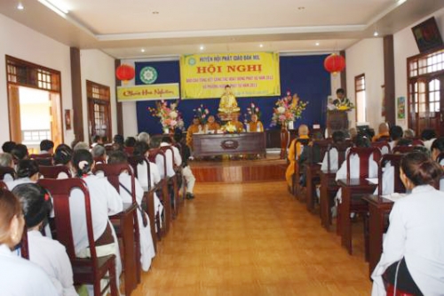 BĐD Phật giáo huyện Đăk Mil tổng kết Phật sự năm 2012