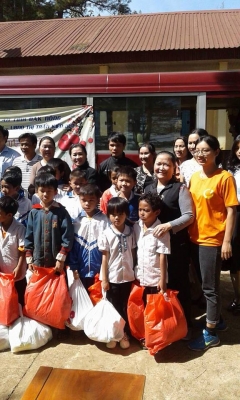 Nhóm Phật tử Hướng Thiện từ thiện tại Đắk R'lấp